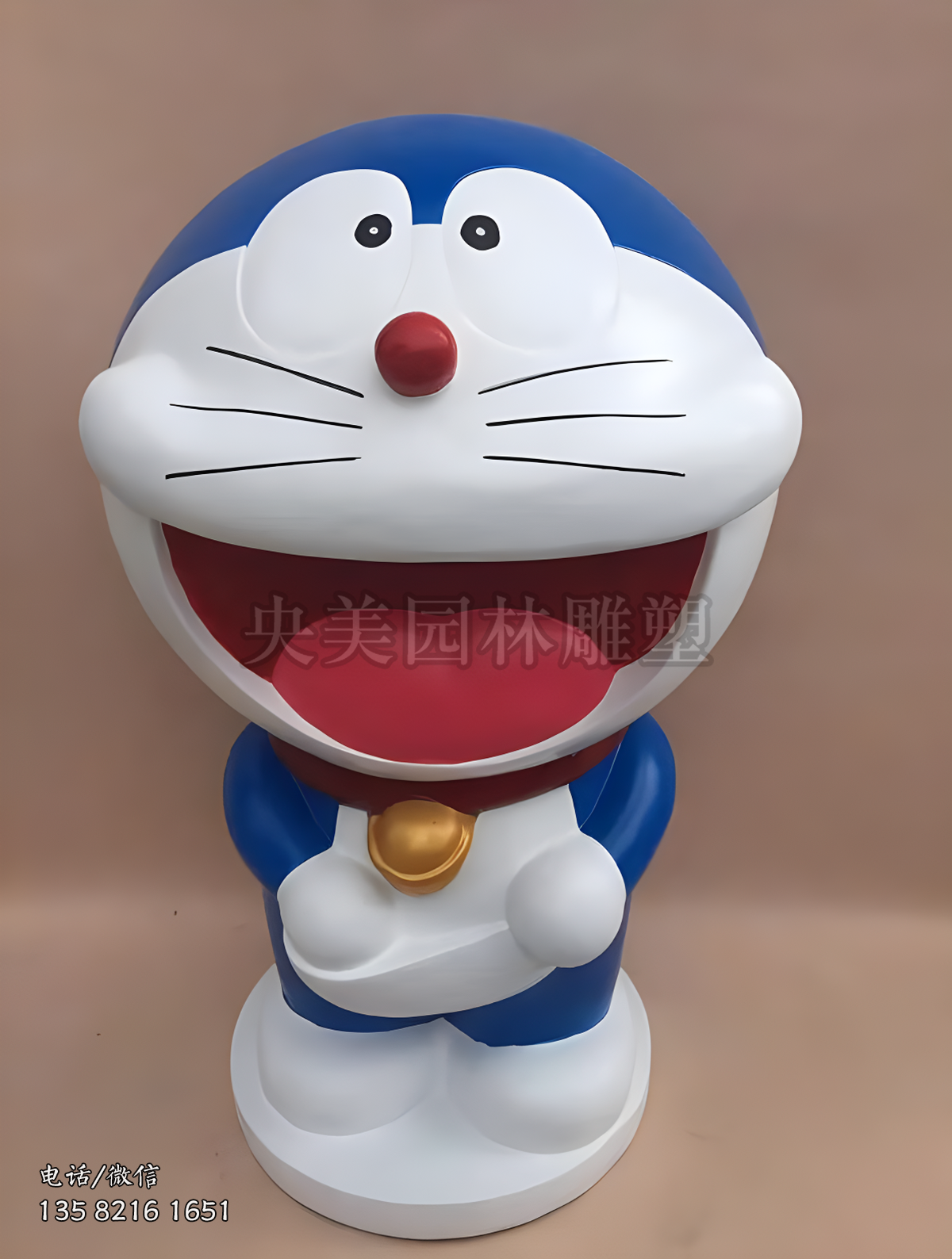 玻璃鋼哆啦A夢(mèng)動(dòng)漫人物雕塑