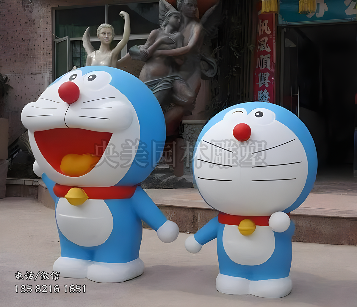 玻璃鋼仿真哆啦A夢(mèng)雕塑