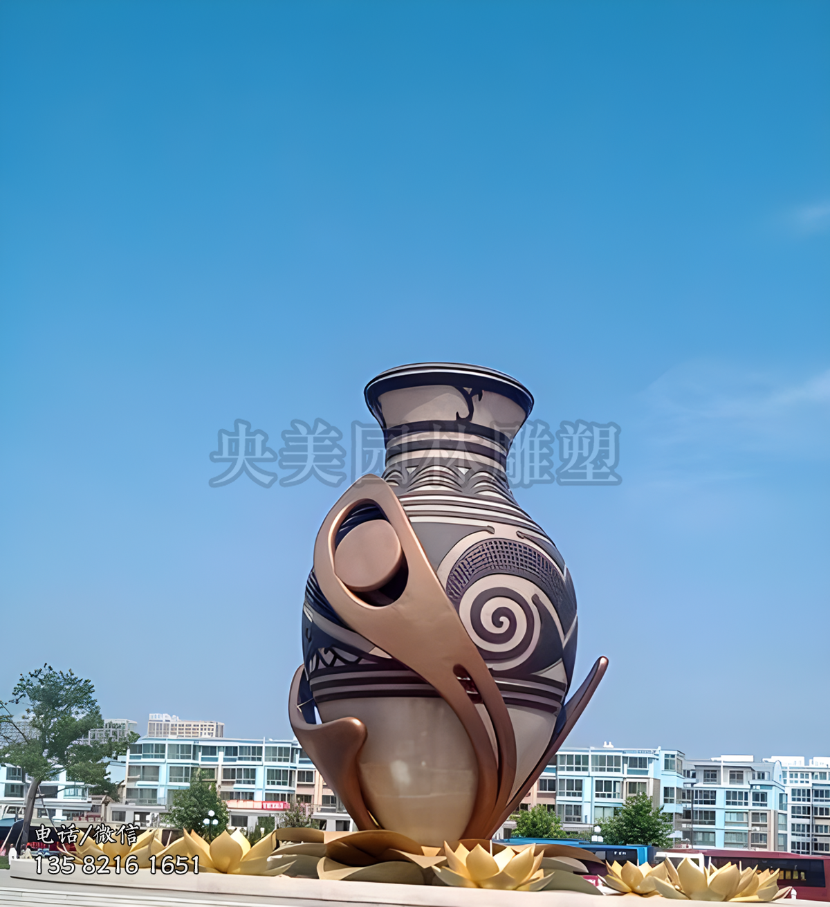 大型花瓶景觀雕塑