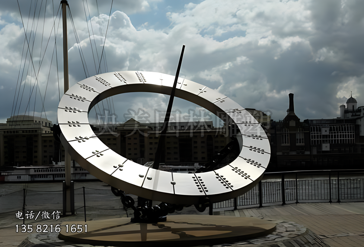不銹鋼日晷雕塑