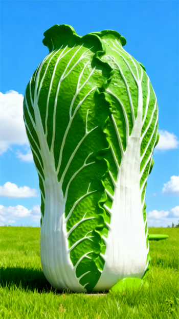 玻璃鋼仿真白菜雕塑 (4)