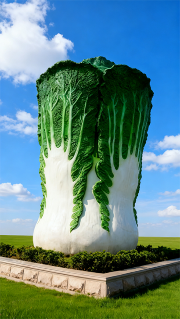 玻璃鋼仿真白菜雕塑 (9)