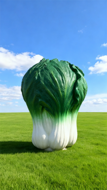 玻璃鋼仿真白菜雕塑 (18)