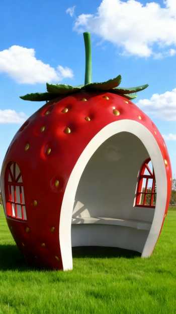 玻璃鋼仿真草莓屋