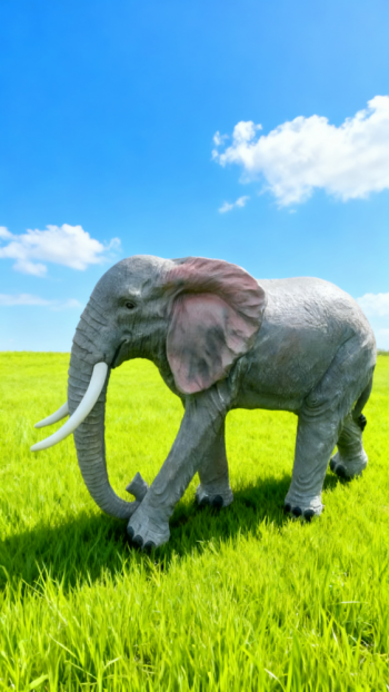 玻璃鋼仿真大象雕塑 (6)