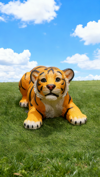 玻璃鋼仿真老虎雕塑 (5)