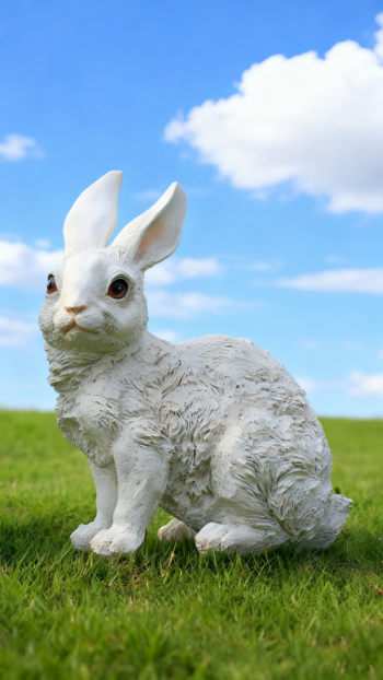 玻璃鋼仿真兔子雕塑