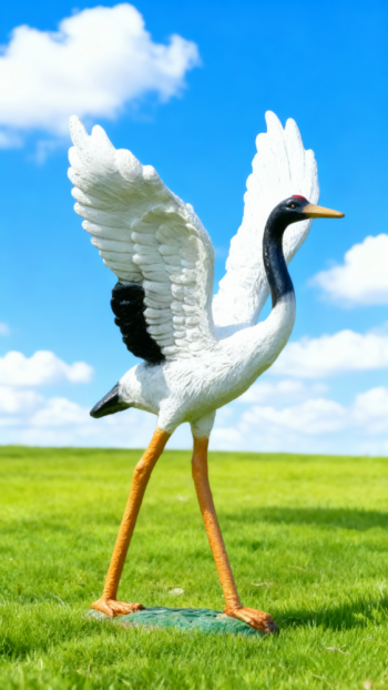 玻璃鋼仿真仙鶴雕塑 (17)