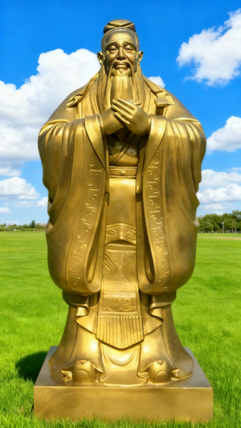 玻璃鋼孔子雕塑 (10)