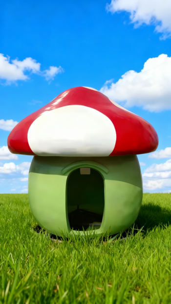 玻璃鋼卡通蘑菇屋 (11)