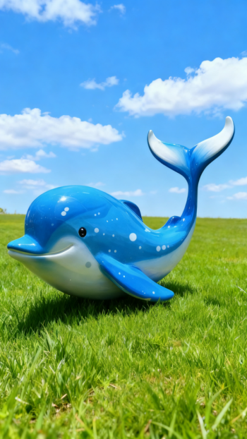 玻璃鋼海豚雕塑 (15)