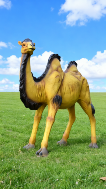 玻璃鋼仿真駱駝雕塑 (3)