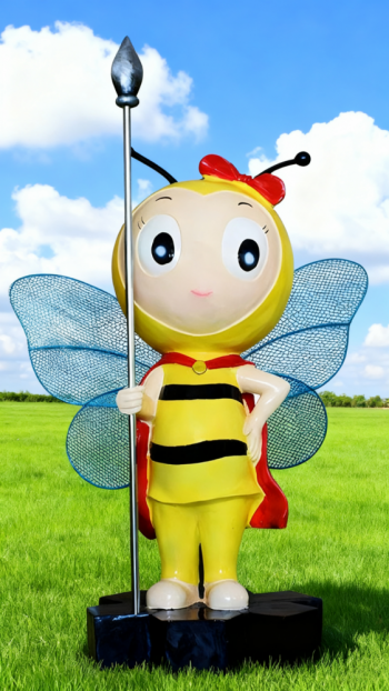 玻璃鋼卡通蜜蜂雕塑 (16)