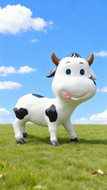 玻璃鋼奶牛雕塑 (11)