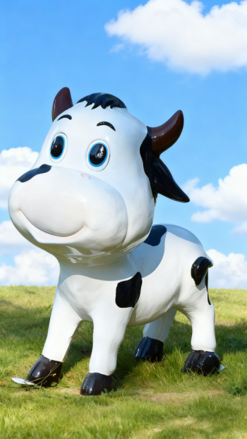 玻璃鋼奶牛雕塑 (26)