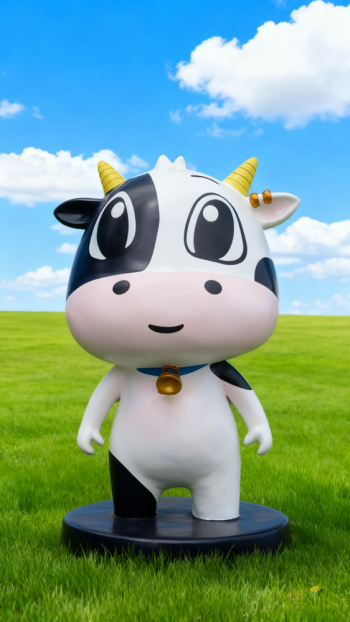 玻璃鋼奶牛雕塑 (27)