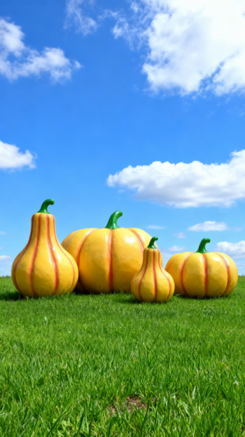 玻璃鋼南瓜雕塑 (3)