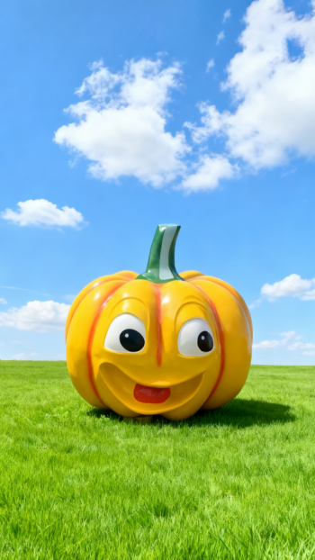 玻璃鋼南瓜雕塑 (5)