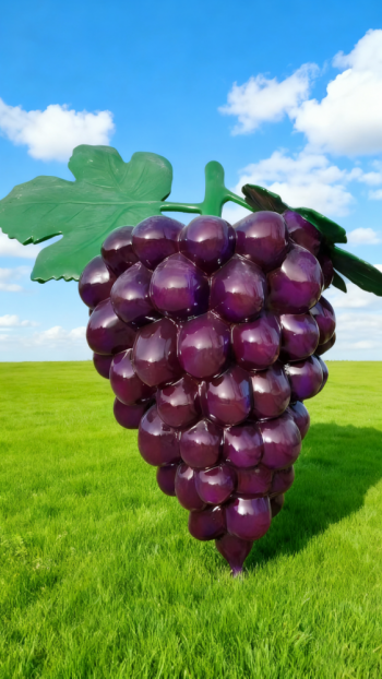 玻璃鋼葡萄雕塑 (10)