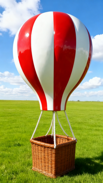 玻璃鋼熱氣球雕塑 (1)