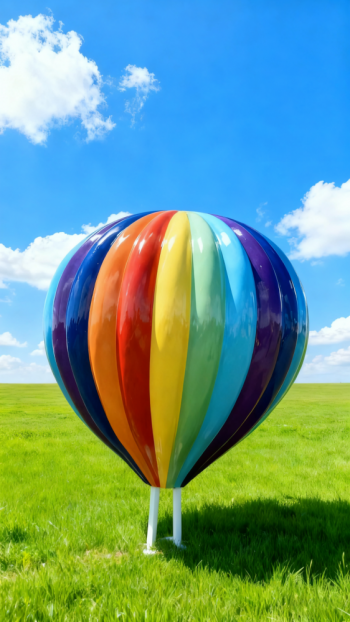 玻璃鋼熱氣球雕塑 (2)