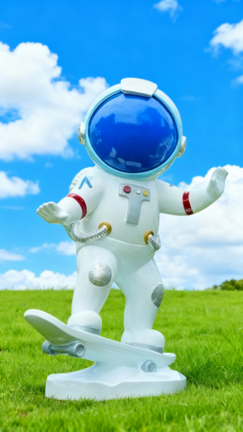 玻璃鋼太空人雕塑 (18)