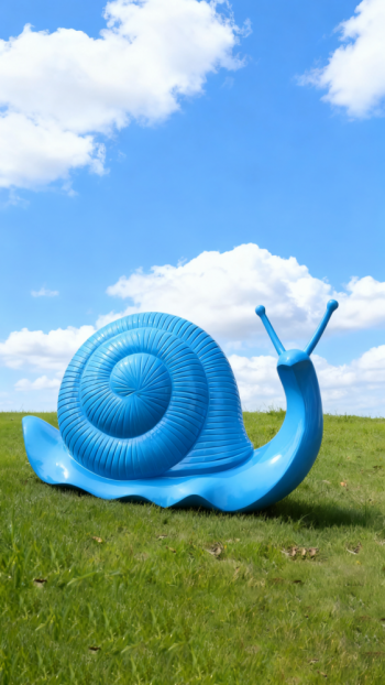 玻璃鋼蝸牛雕塑 (3)