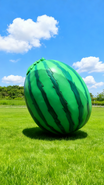 玻璃鋼西瓜雕塑 (3)