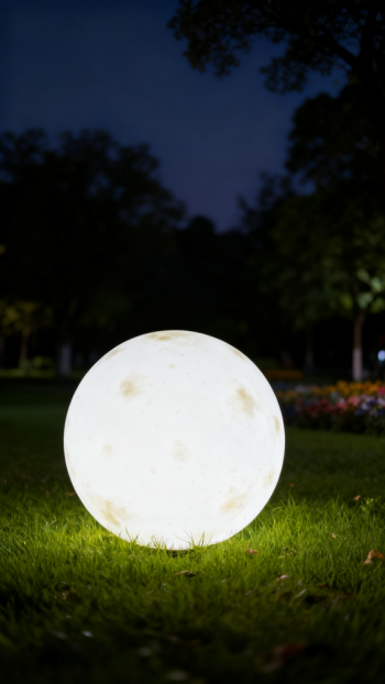 玻璃鋼發(fā)光月亮雕塑 (13)