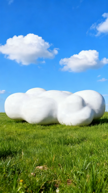 玻璃鋼云朵雕塑 (6)