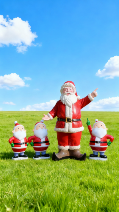 圣誕主題雕塑 (2)