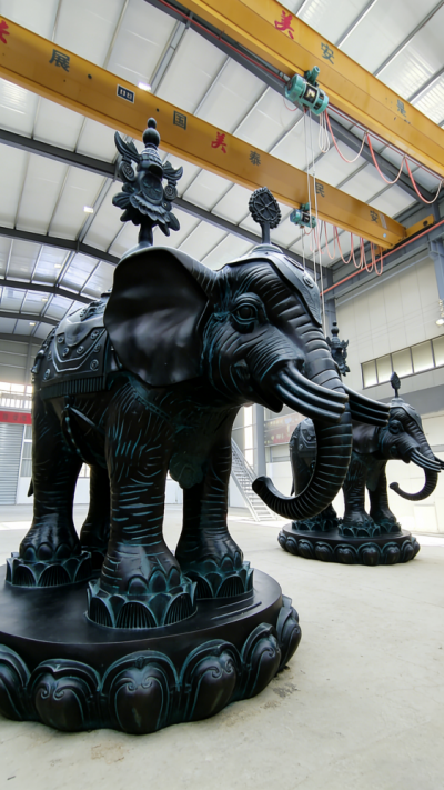 青銅大象雕塑