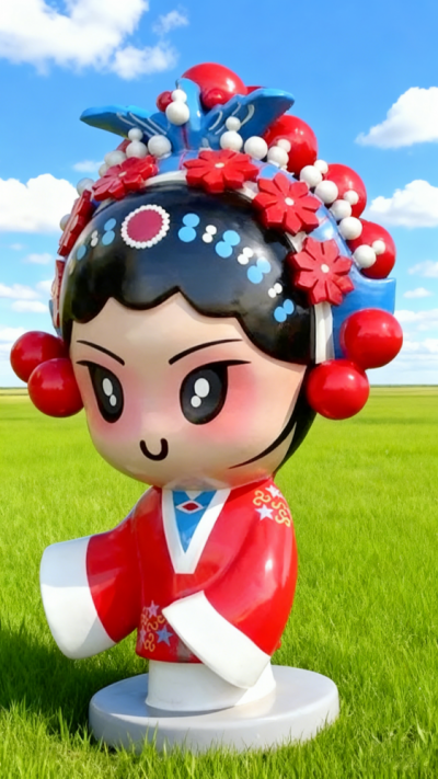 戲曲主題雕塑 (4)