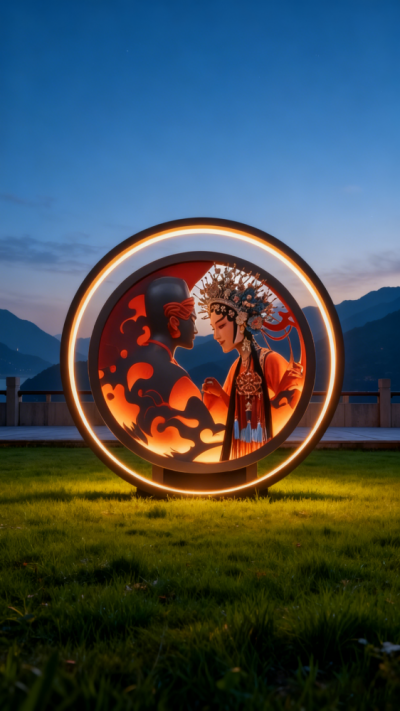 戲曲主題雕塑 (13)