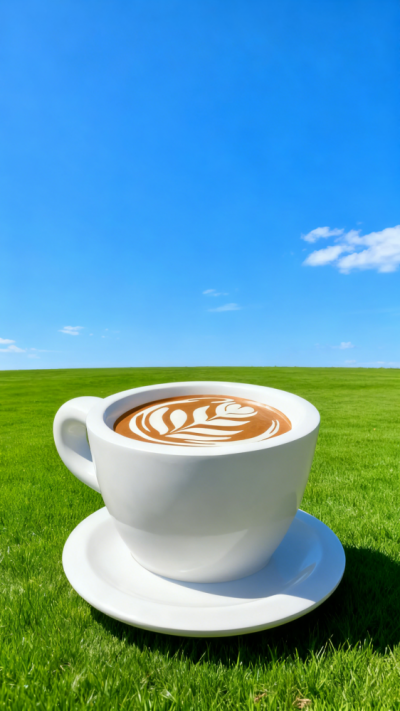 玻璃鋼仿真咖啡杯子雕塑 (10)