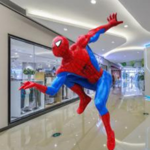 蜘蛛俠 玻璃鋼卡通動(dòng)漫人物復(fù)仇者聯(lián)盟