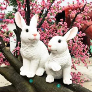 玻璃鋼仿真兔子