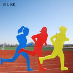 跑步人 鐵藝剪影運(yùn)動(dòng)人物