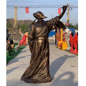 李白 玻璃鋼仿銅歷史名人