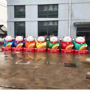 招財(cái)貓 玻璃鋼