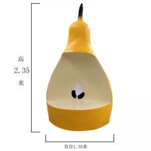 玻璃鋼梨座椅椅子