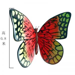 彩繪玻璃鋼蝴蝶