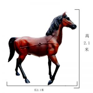 彩繪馬 玻璃鋼