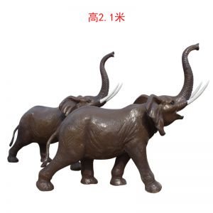 仿真大象玻璃鋼