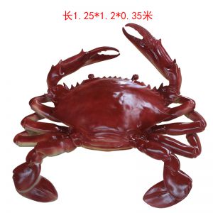 仿真螃蟹玻璃鋼