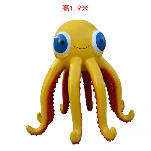 玻璃鋼卡通章魚海洋動物