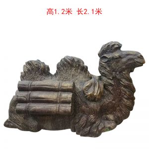 玻璃鋼仿銅臥駱駝