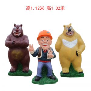 熊出沒(méi)玻璃鋼卡通