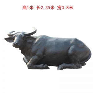 仿真臥姿水牛玻璃鋼