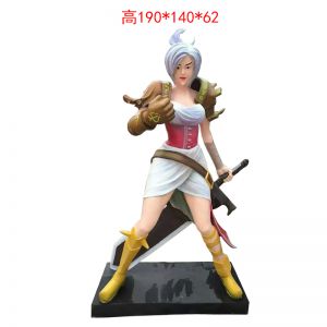 英雄聯(lián)盟瑞文玻璃鋼動(dòng)漫游戲人物